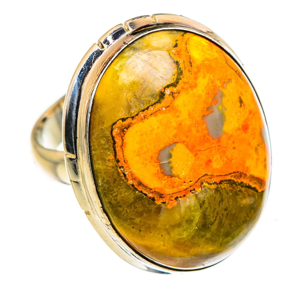 Bumble Bee Jasper Rings handcrafted by Anasilvercos - RING87330