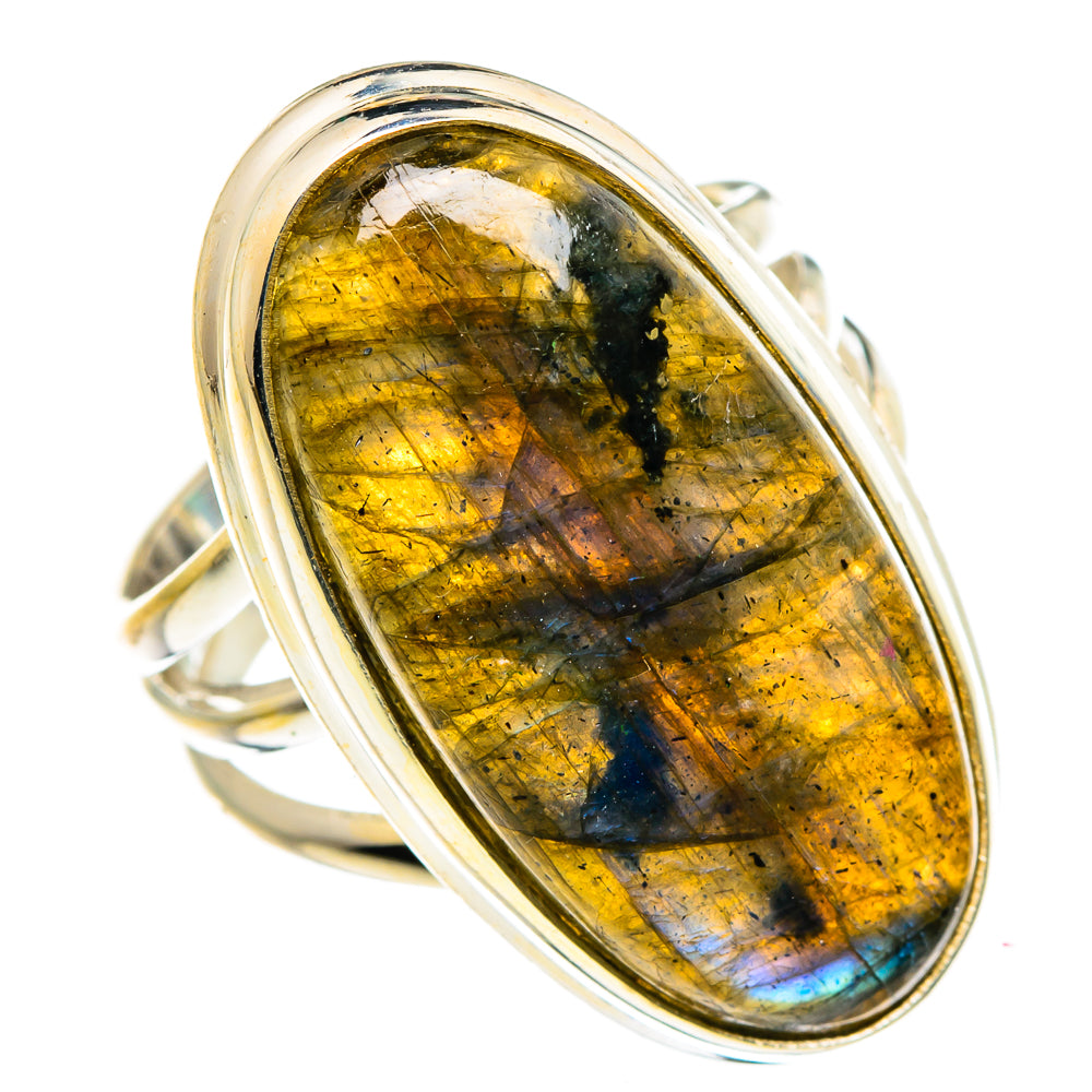 Labradorite Rings handcrafted by Anasilvercos - RING87334