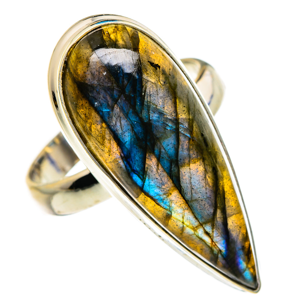 Labradorite Rings handcrafted by Anasilvercos - RING87341