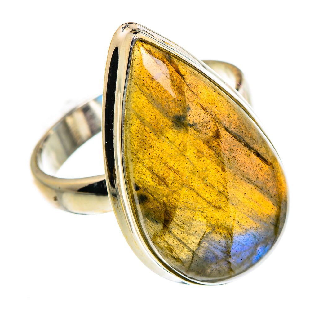 Labradorite Rings handcrafted by Anasilvercos - RING87347