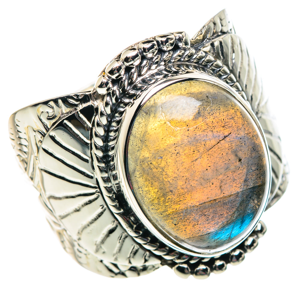Labradorite Rings handcrafted by Anasilvercos - RING87357