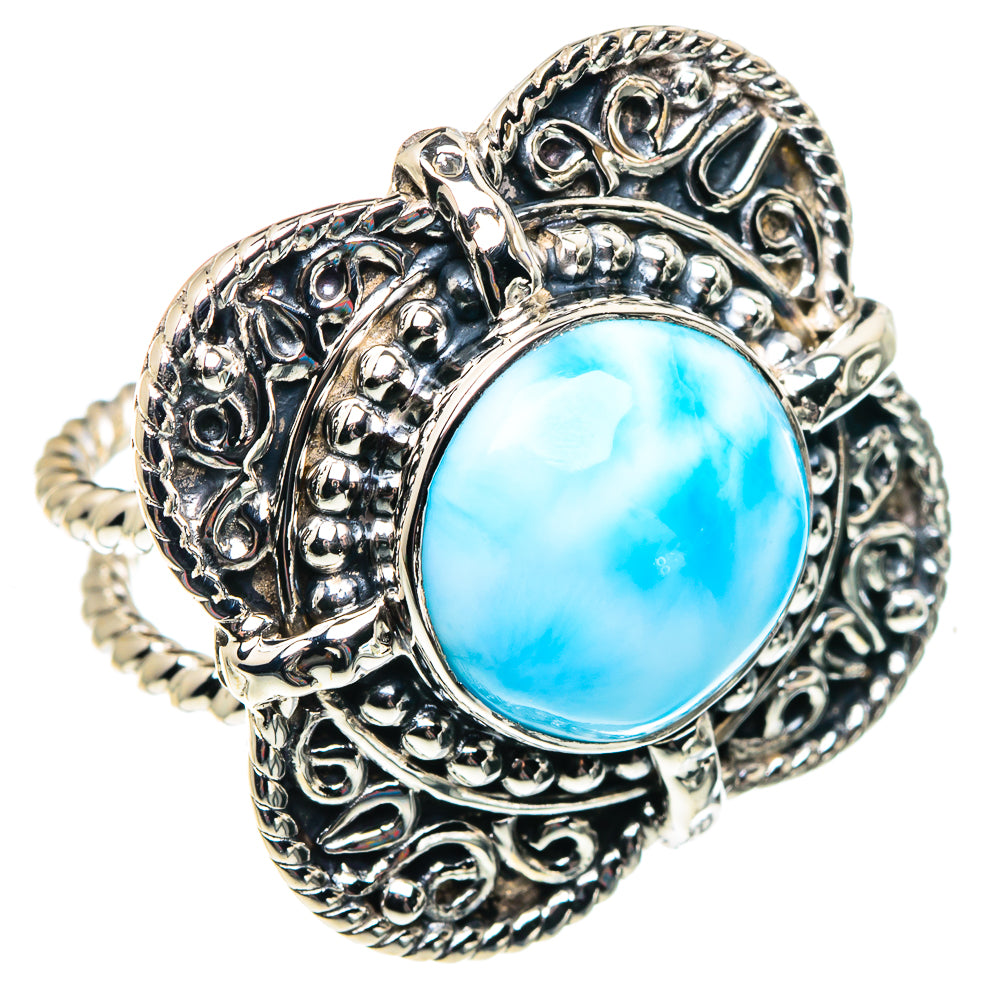 Larimar Rings handcrafted by Anasilvercos - RING87360 - Photo 2