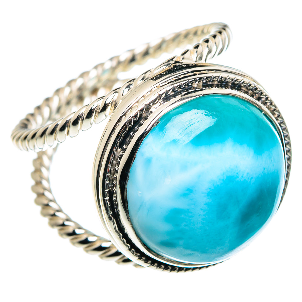 Larimar Rings handcrafted by Anasilvercos - RING87365