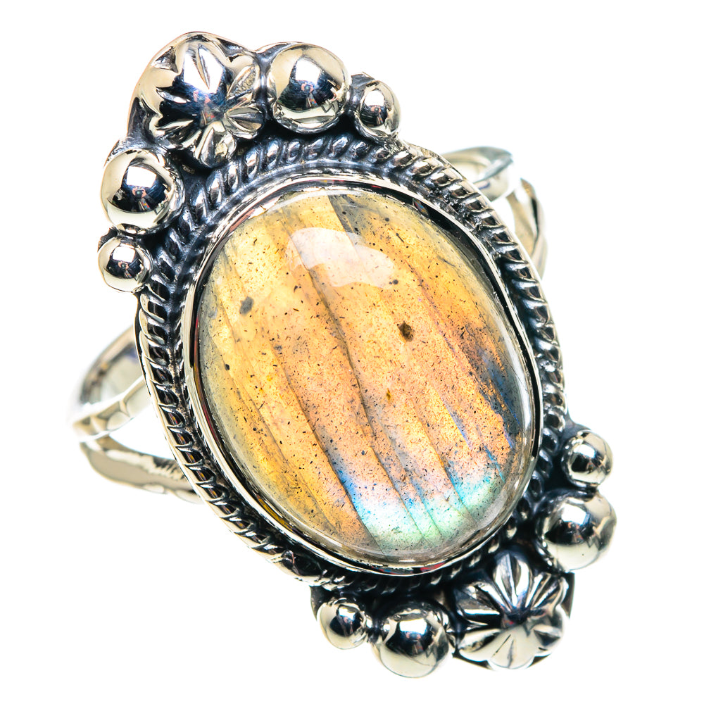 Labradorite Rings handcrafted by Anasilvercos - RING87369