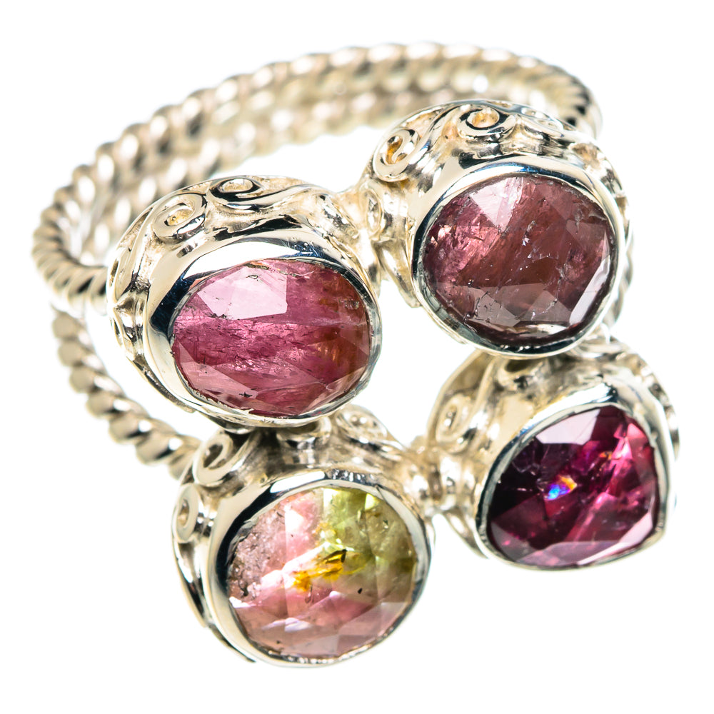 Watermelon Tourmaline Rings handcrafted by Anasilvercos - RING87381