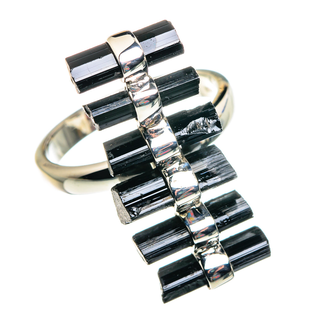Black Tourmaline Rings handcrafted by Anasilvercos - RING87385