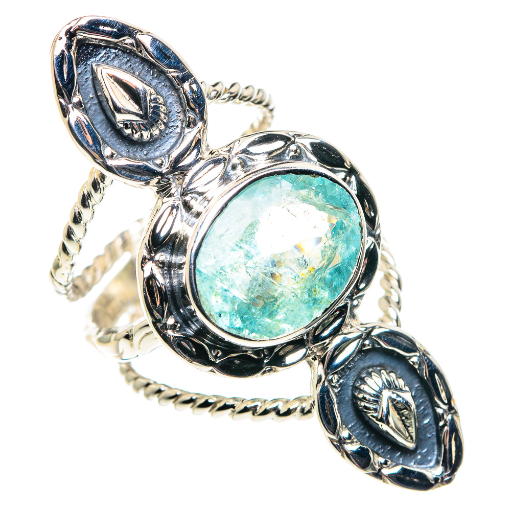 Aquamarine Rings handcrafted by Anasilvercos - RING87392