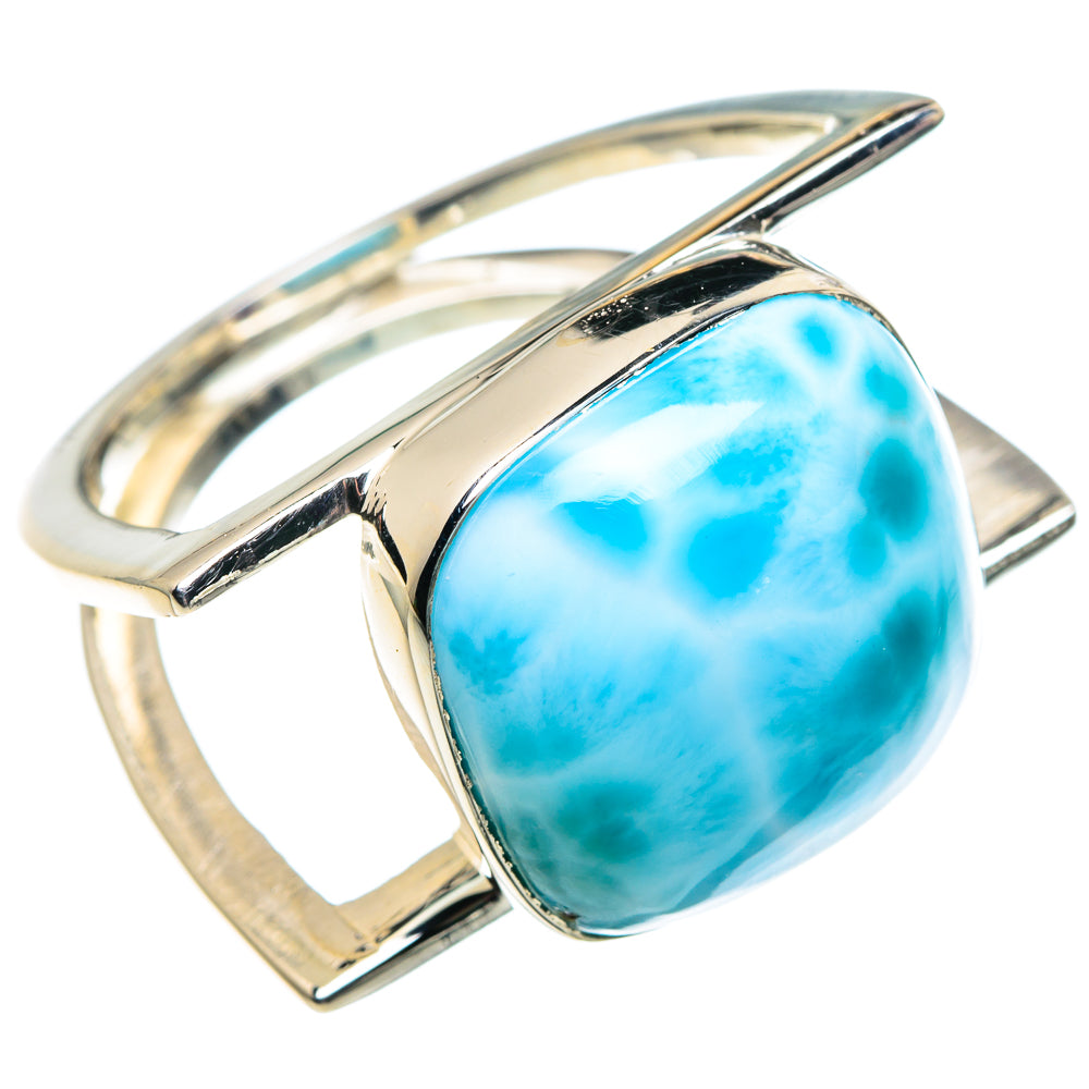 Larimar Rings handcrafted by Anasilvercos - RING87414