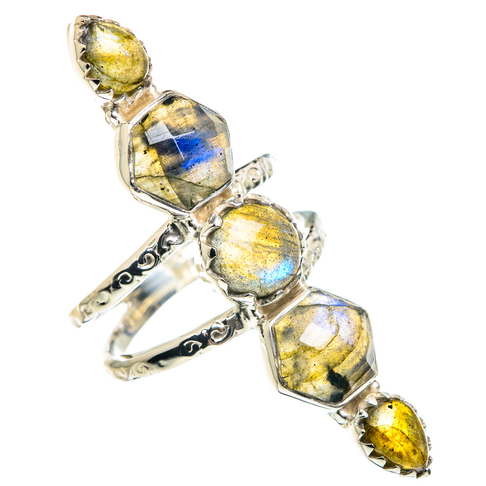 Labradorite Rings handcrafted by Anasilvercos - RING87426