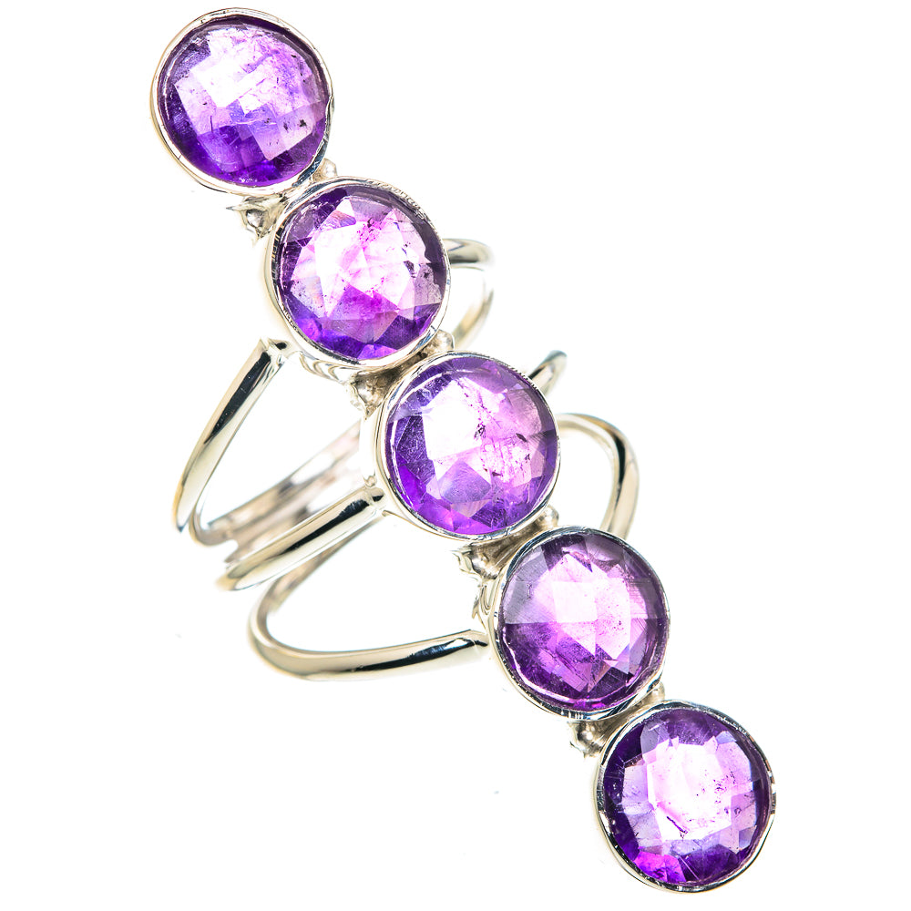 Amethyst Rings handcrafted by Anasilvercos - RING87473