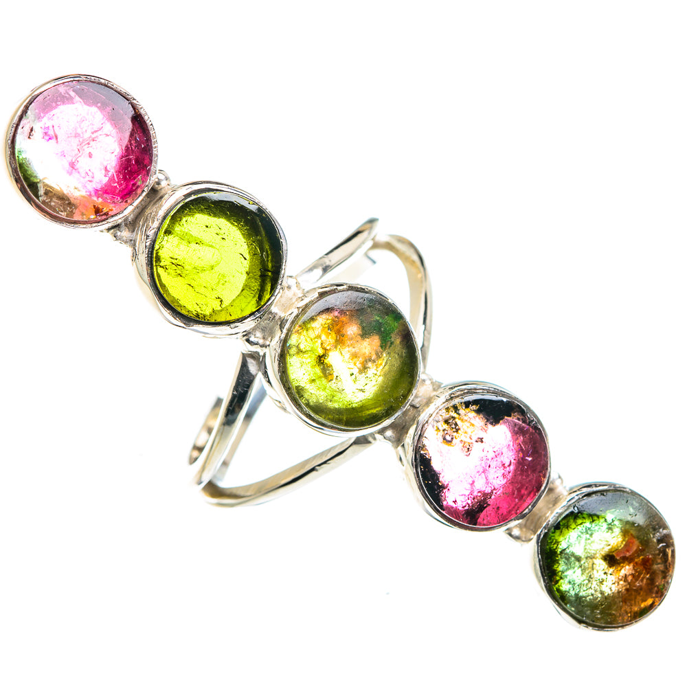 Watermelon Tourmaline Rings handcrafted by Anasilvercos - RING87479