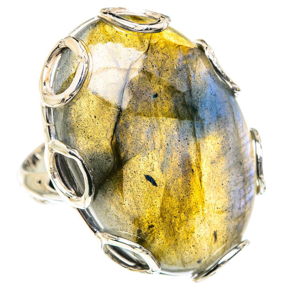 Labradorite Rings handcrafted by Anasilvercos - RING87482
