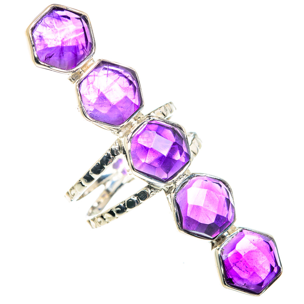 Amethyst Rings handcrafted by Anasilvercos - RING87491