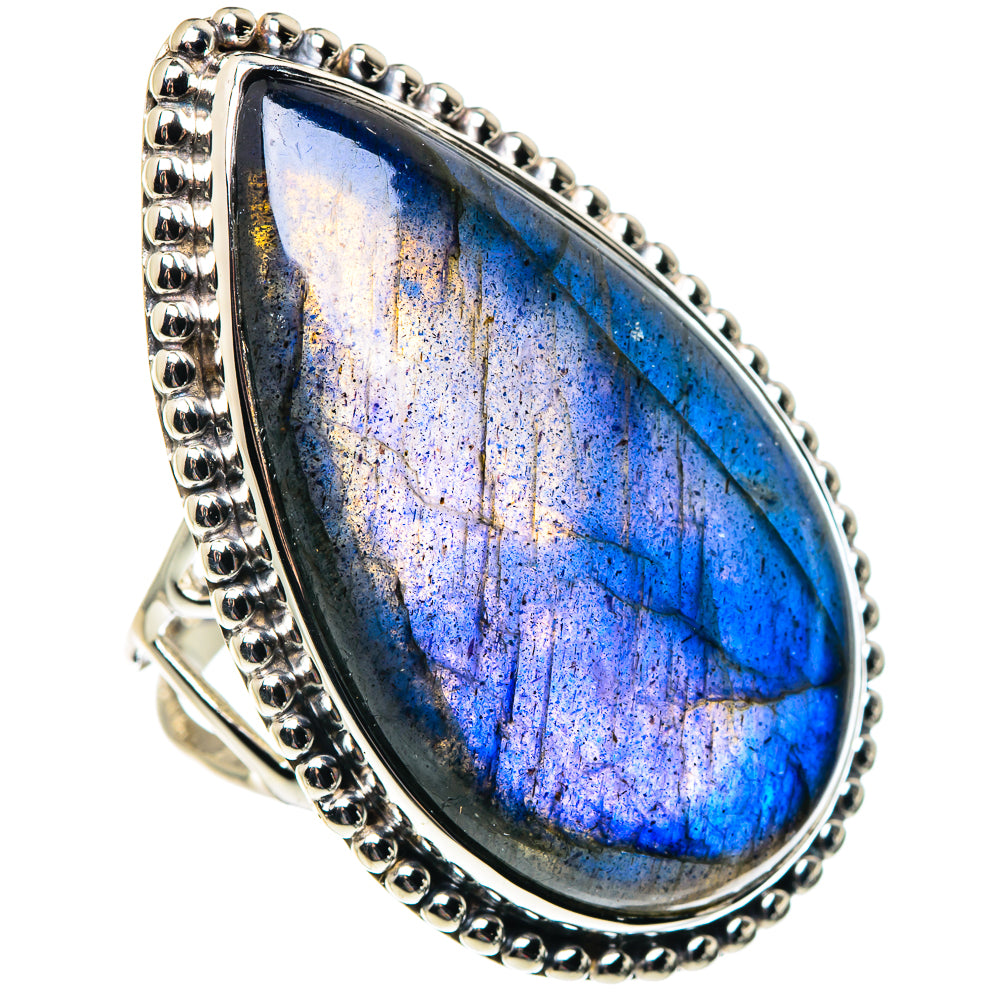 Labradorite Rings handcrafted by Anasilvercos - RING87514