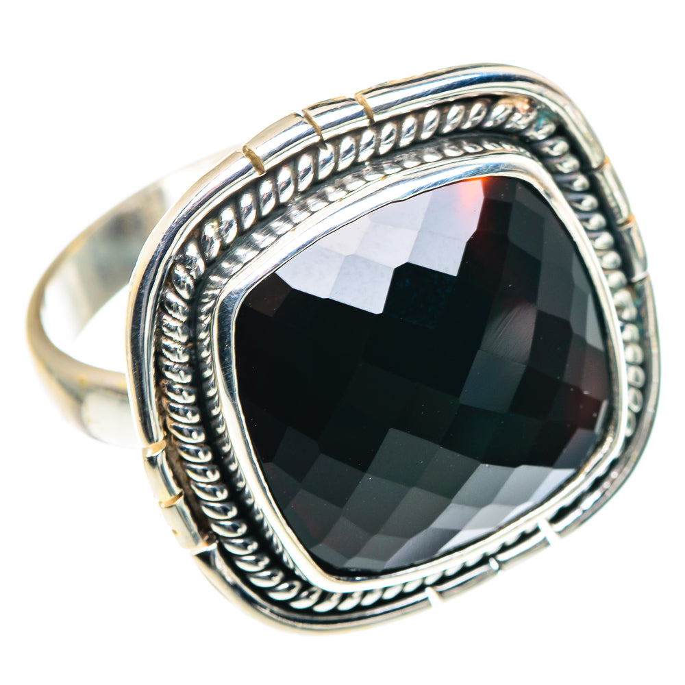 Black Onyx Rings handcrafted by Anasilvercos - RING87540 - Photo 2