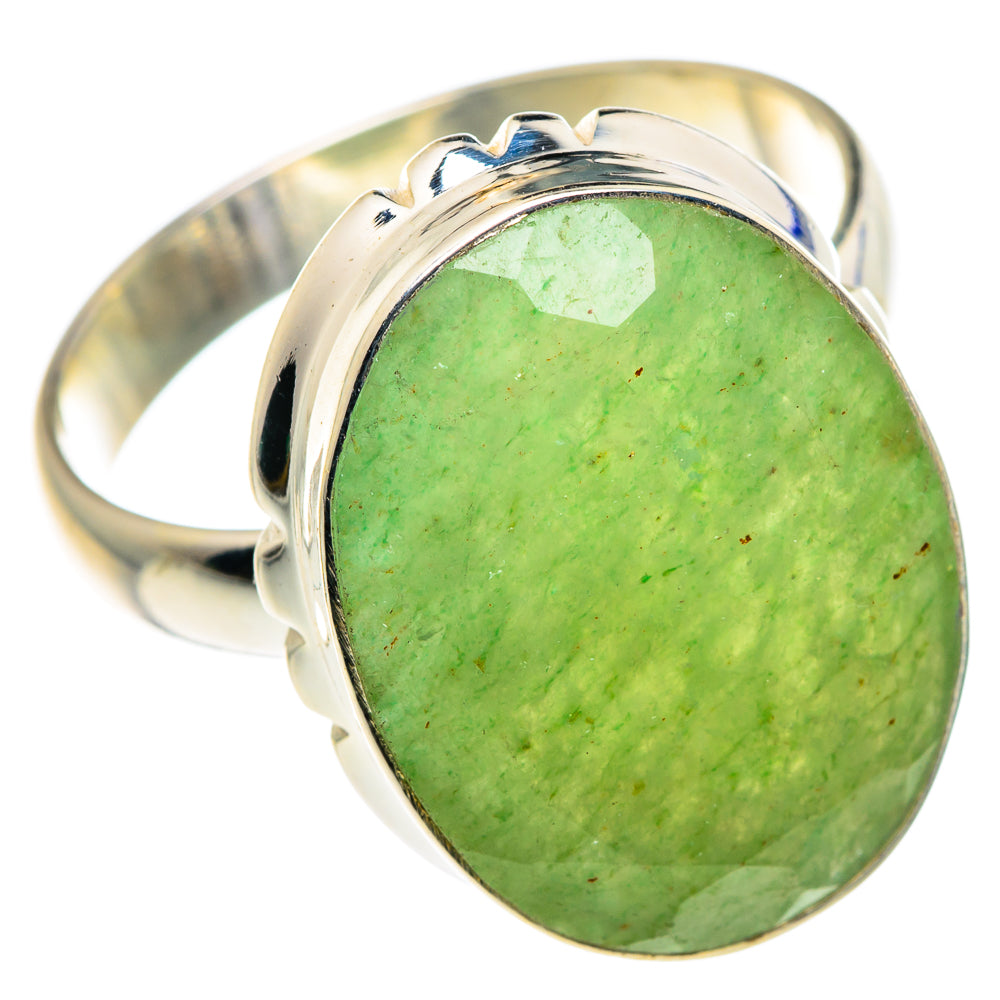 Prehnite Rings handcrafted by Anasilvercos - RING87550