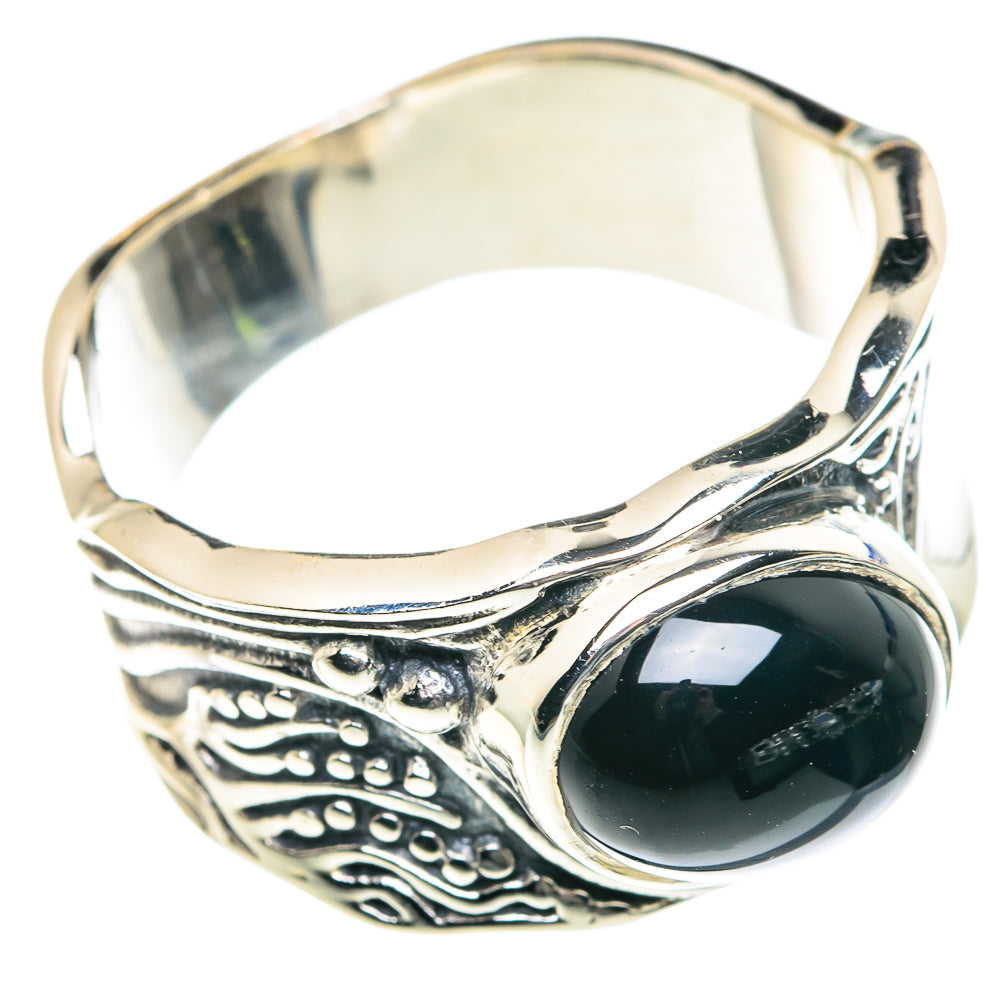 Black Onyx Rings handcrafted by Anasilvercos - RING87556