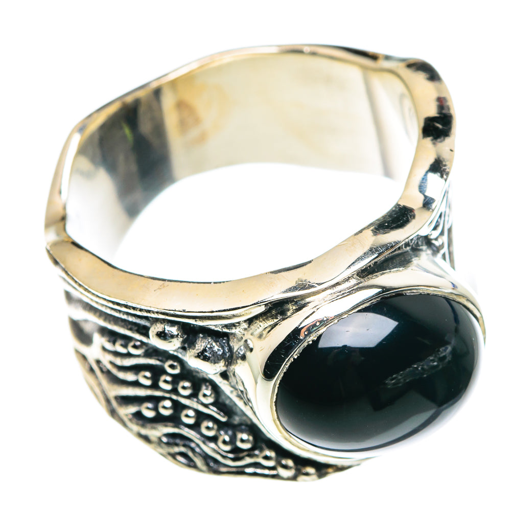 Black Onyx Rings handcrafted by Anasilvercos - RING87571