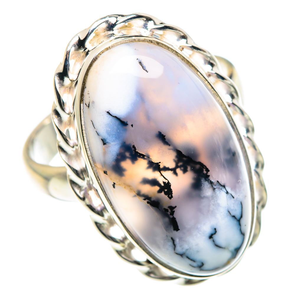 Dendritic Opal Rings handcrafted by Anasilvercos - RING87574