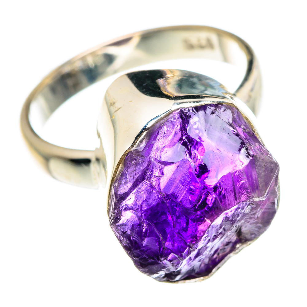 Amethyst Rings handcrafted by Anasilvercos - RING87591 - Photo 2