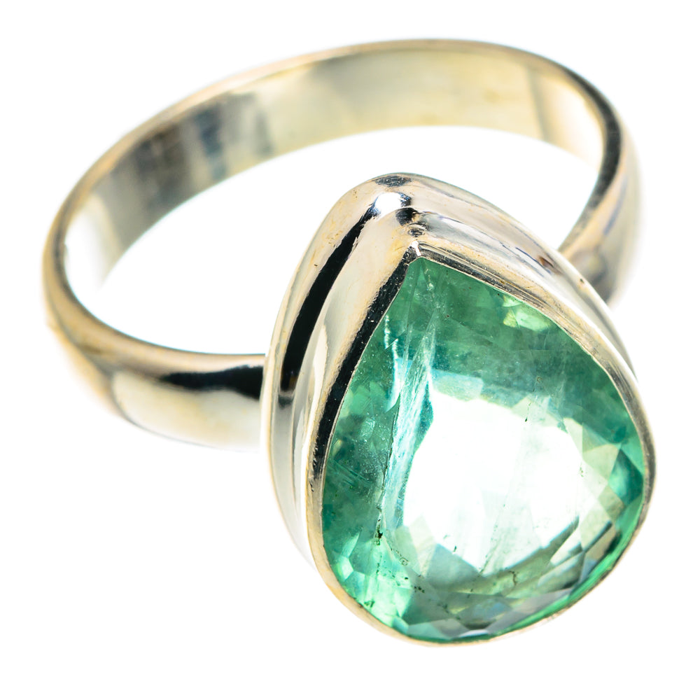 Green Fluorite Rings handcrafted by Anasilvercos - RING87600
