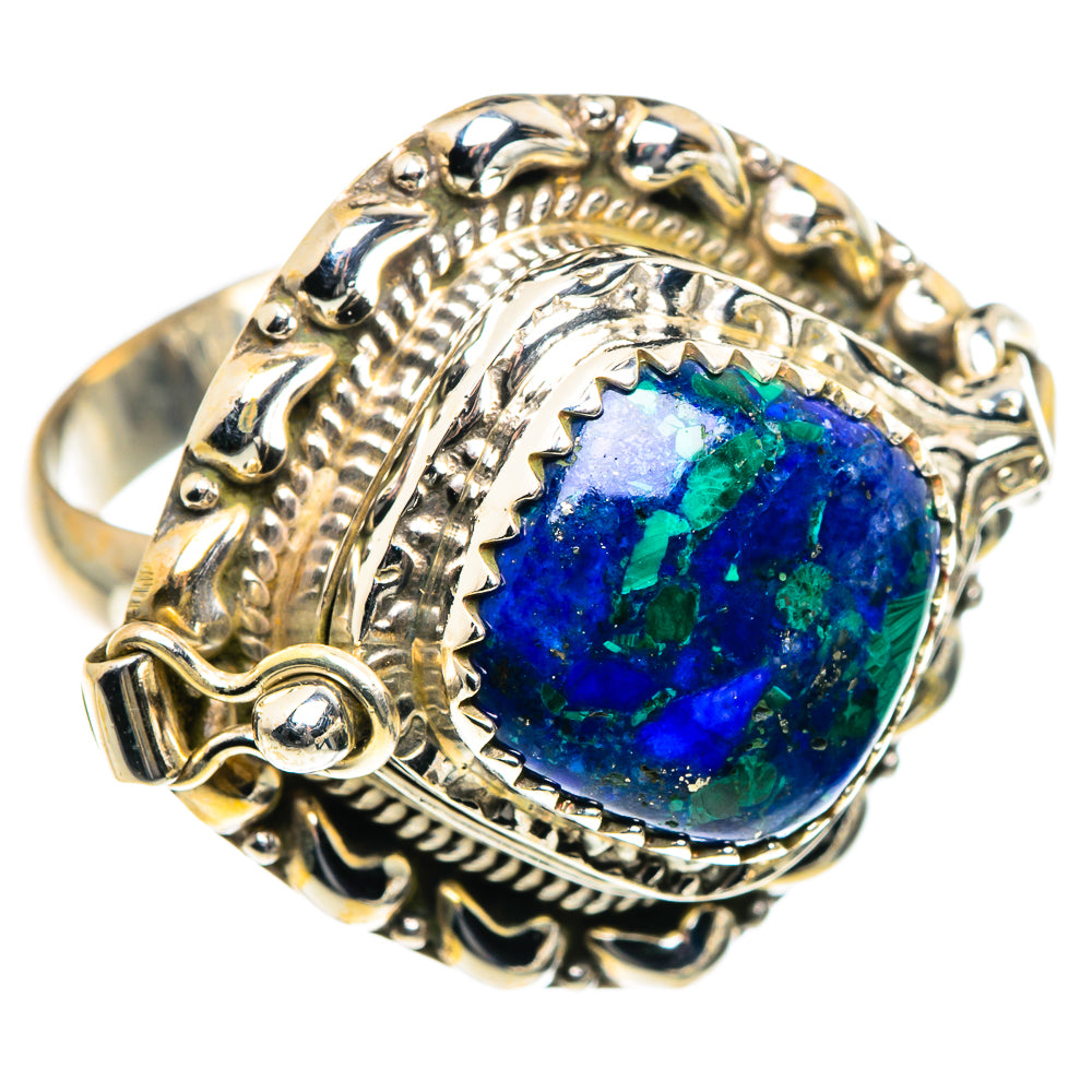 Azurite Rings handcrafted by Anasilvercos - RING87611