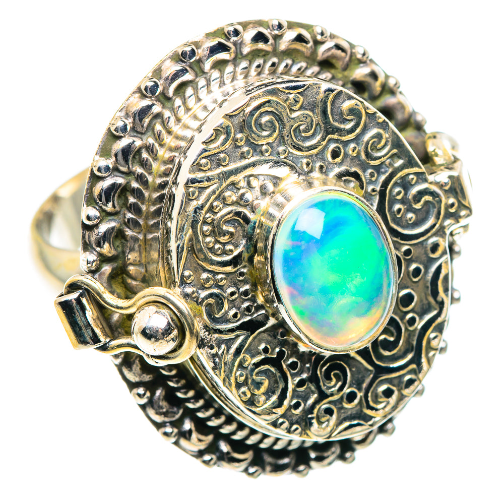 Ethiopian Opal Rings handcrafted by Anasilvercos - RING87612