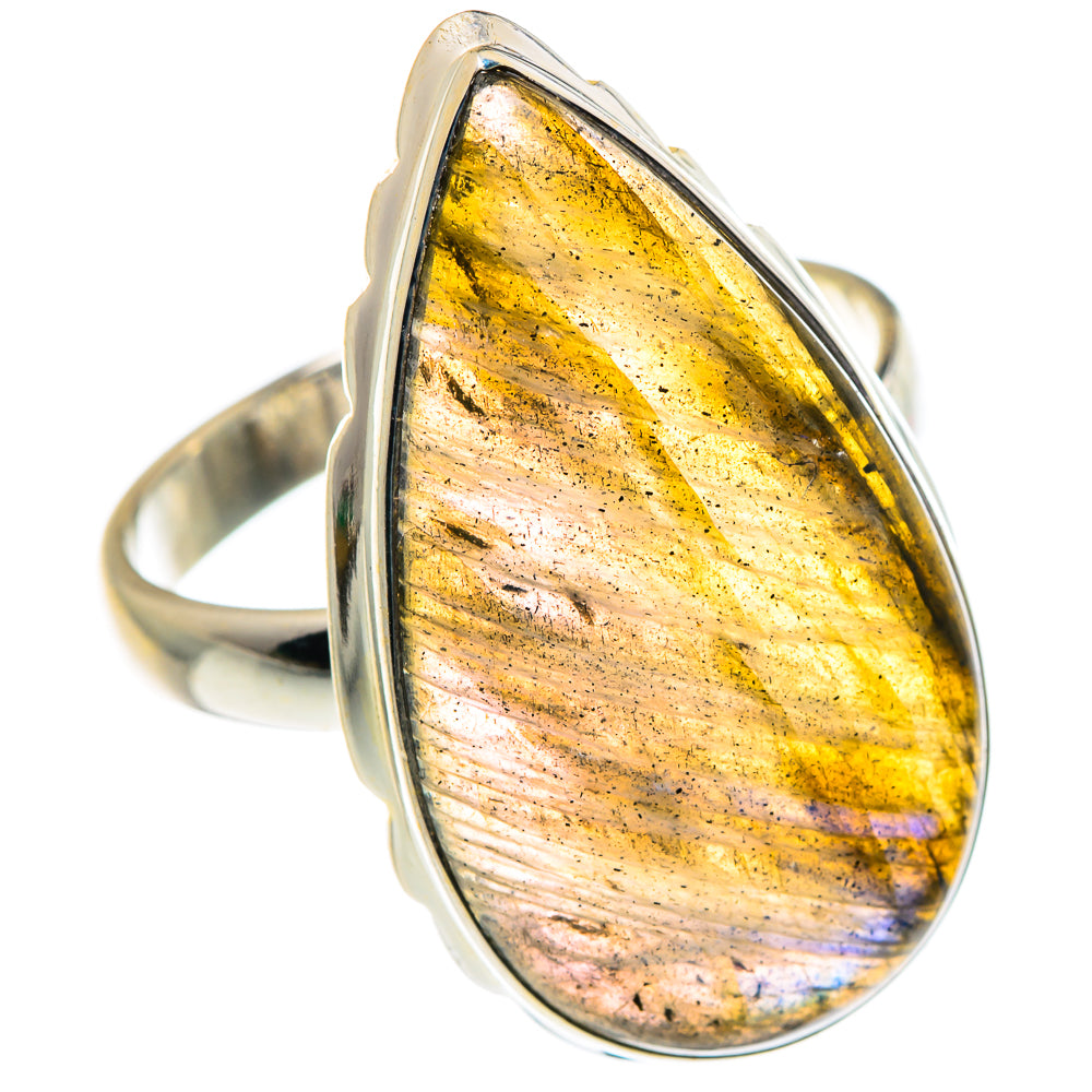 Labradorite Rings handcrafted by Anasilvercos - RING87617