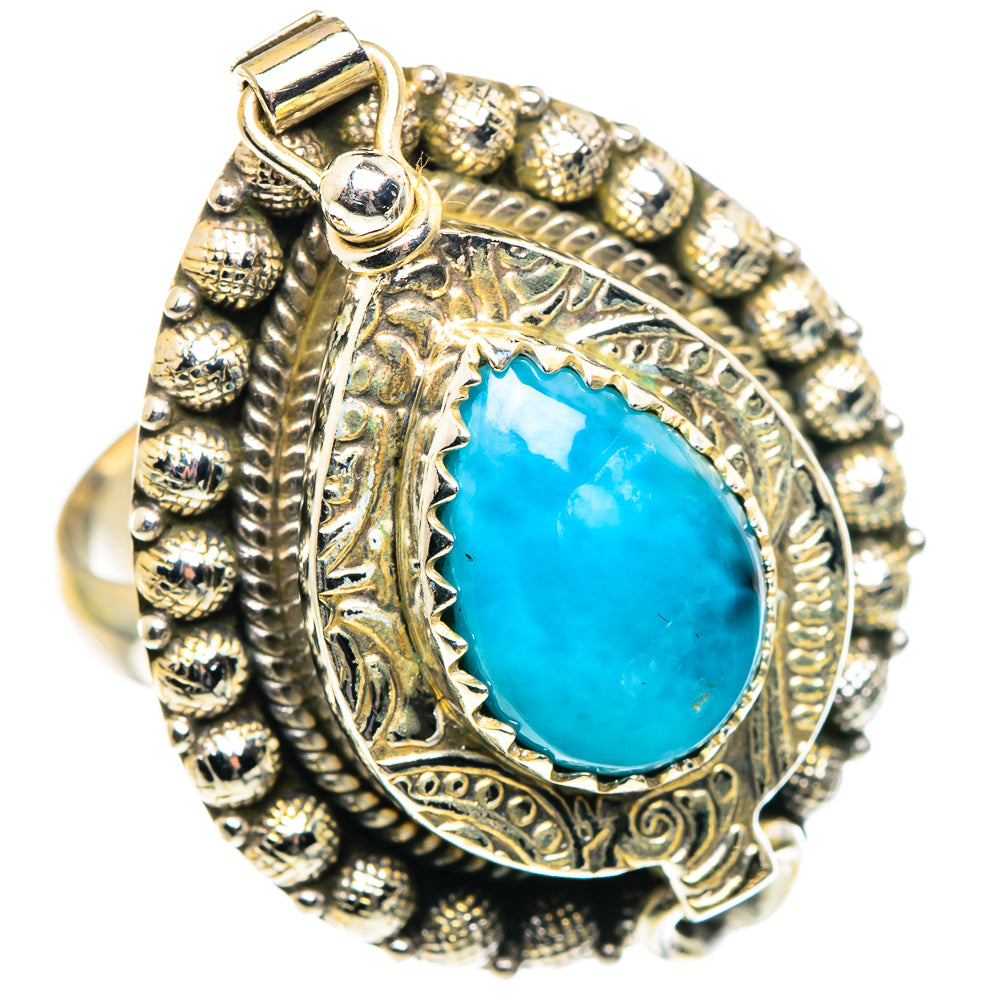 Larimar Rings handcrafted by Anasilvercos - RING87618