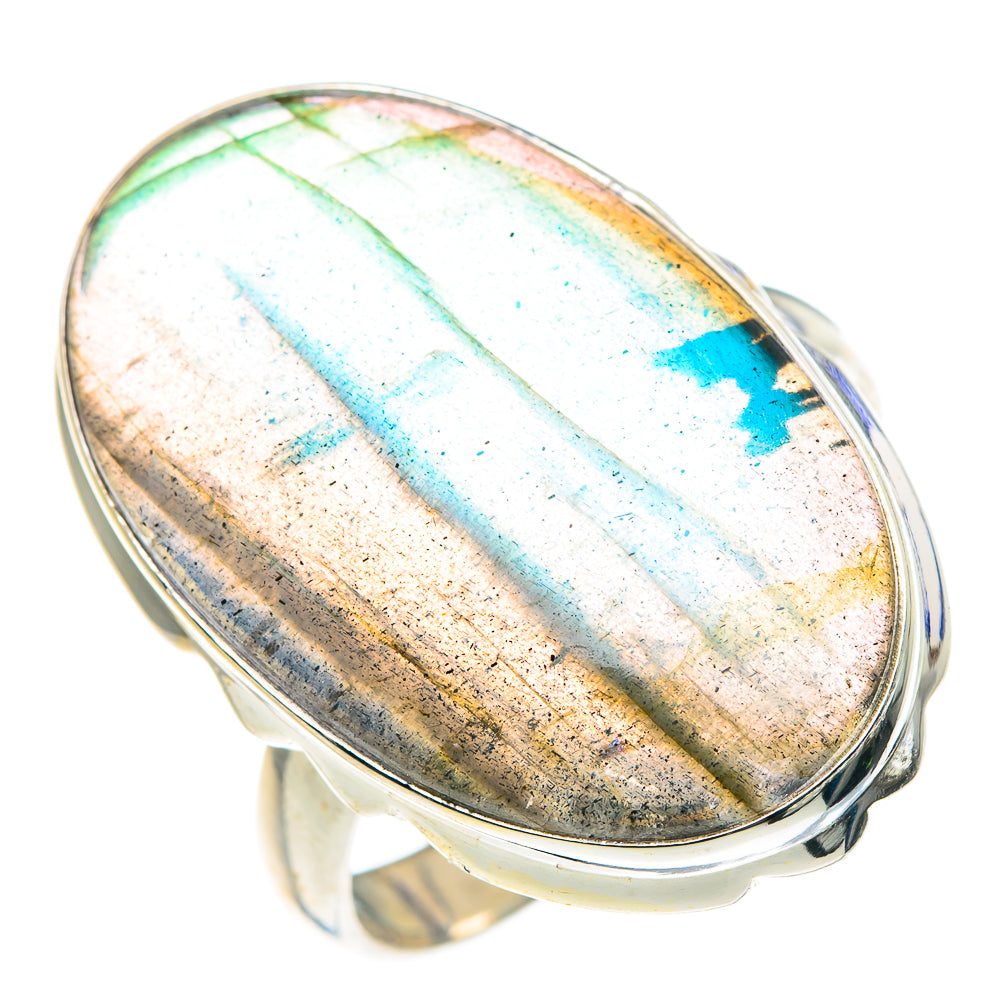 Labradorite Rings handcrafted by Anasilvercos - RING87623