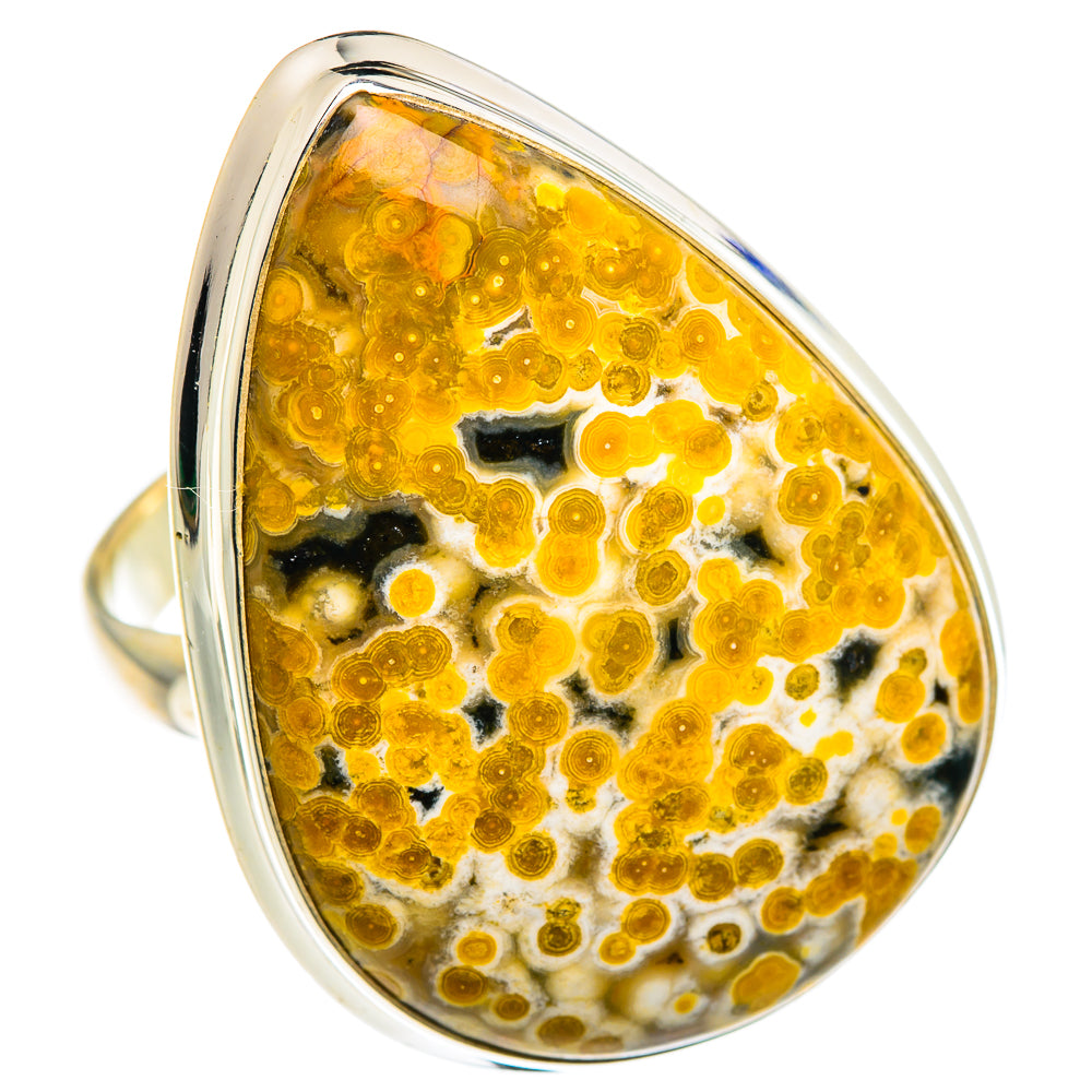 Ocean Jasper Rings handcrafted by Anasilvercos - RING87624
