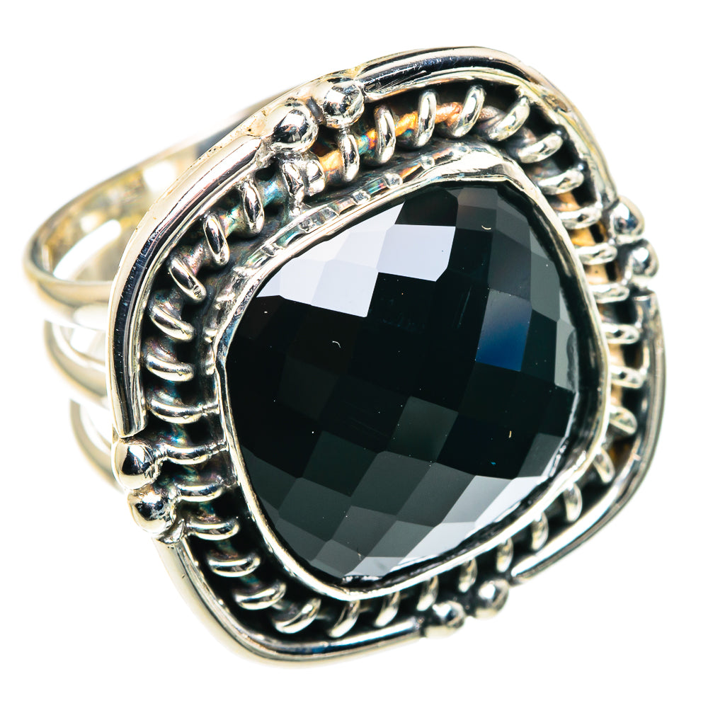 Black Onyx Rings handcrafted by Anasilvercos - RING87640