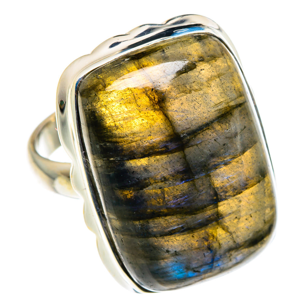 Labradorite Rings handcrafted by Anasilvercos - RING87645