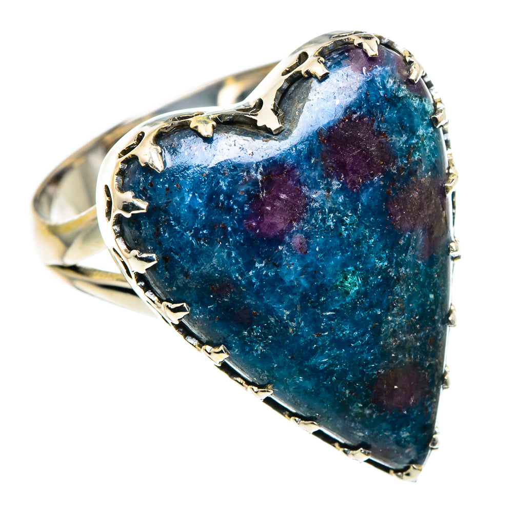 Ruby Fuchsite Rings handcrafted by Anasilvercos - RING87647