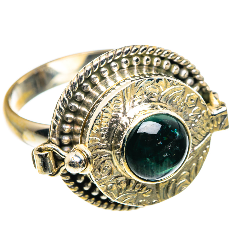 Green Tourmaline Rings handcrafted by Anasilvercos - RING87650