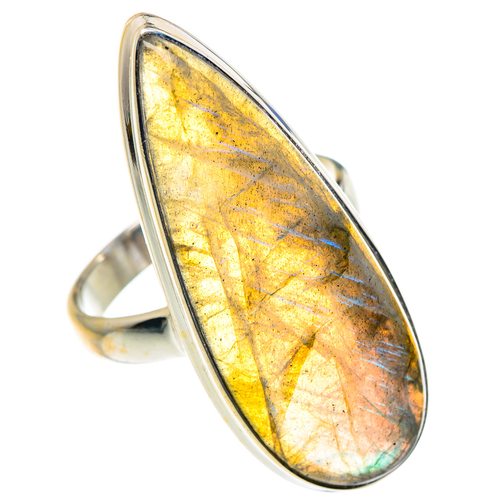 Labradorite Rings handcrafted by Anasilvercos - RING87651