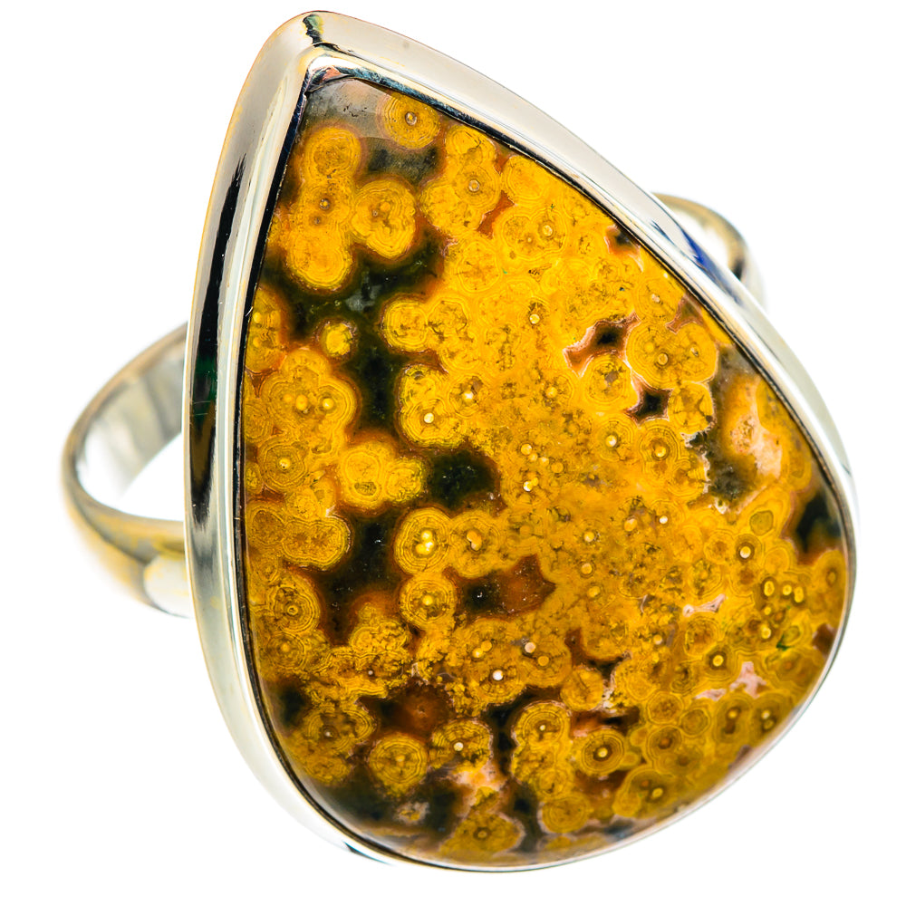 Ocean Jasper Rings handcrafted by Anasilvercos - RING87657 - Photo 2