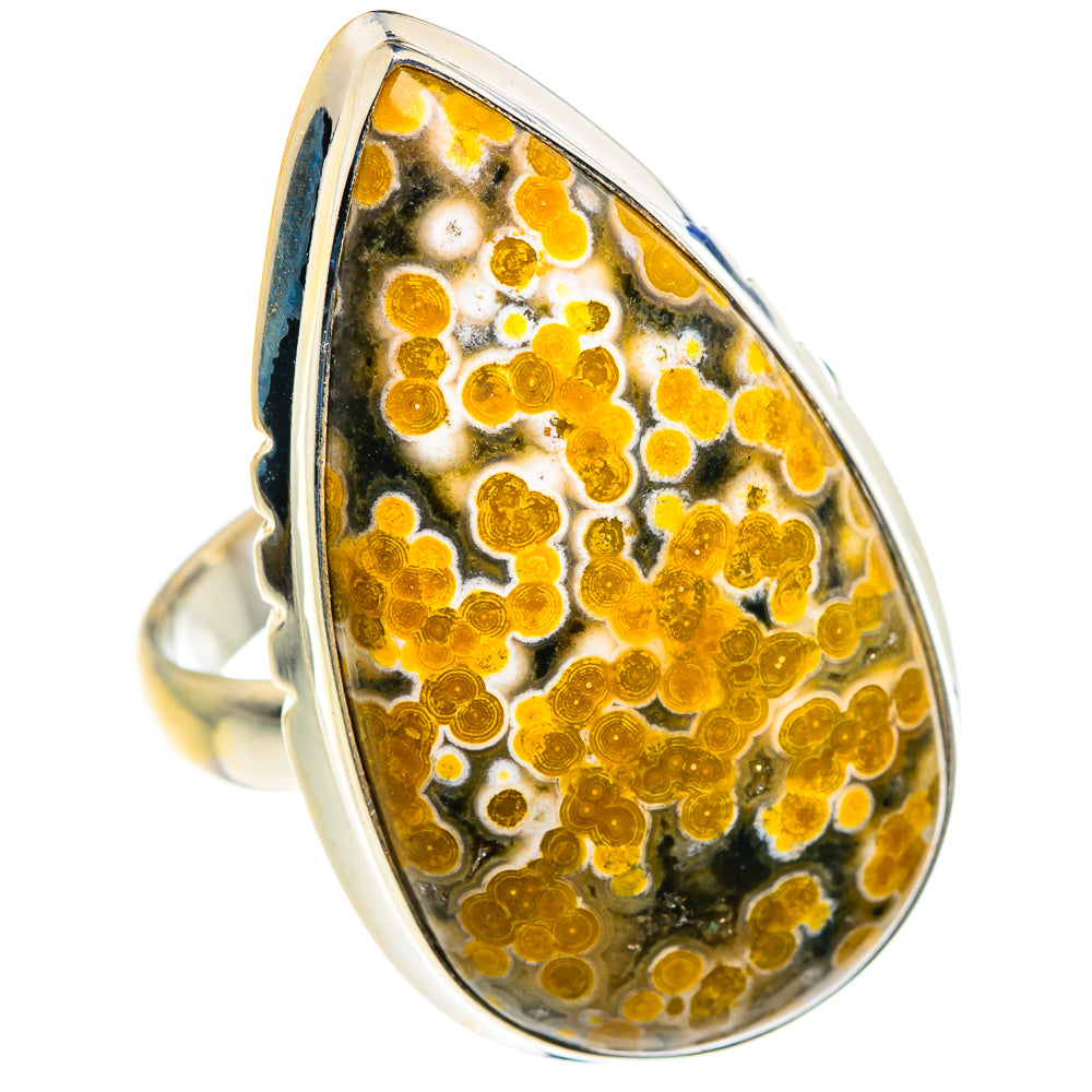 Ocean Jasper Rings handcrafted by Anasilvercos - RING87662 - Photo 2