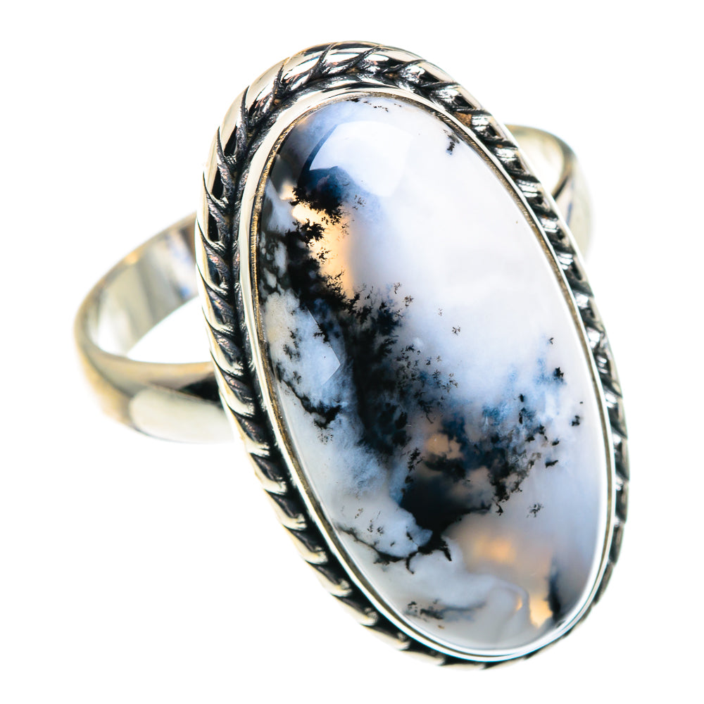 Dendritic Opal Rings handcrafted by Anasilvercos - RING87670