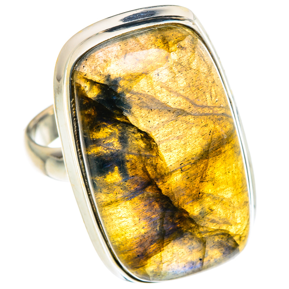 Labradorite Rings handcrafted by Anasilvercos - RING87673