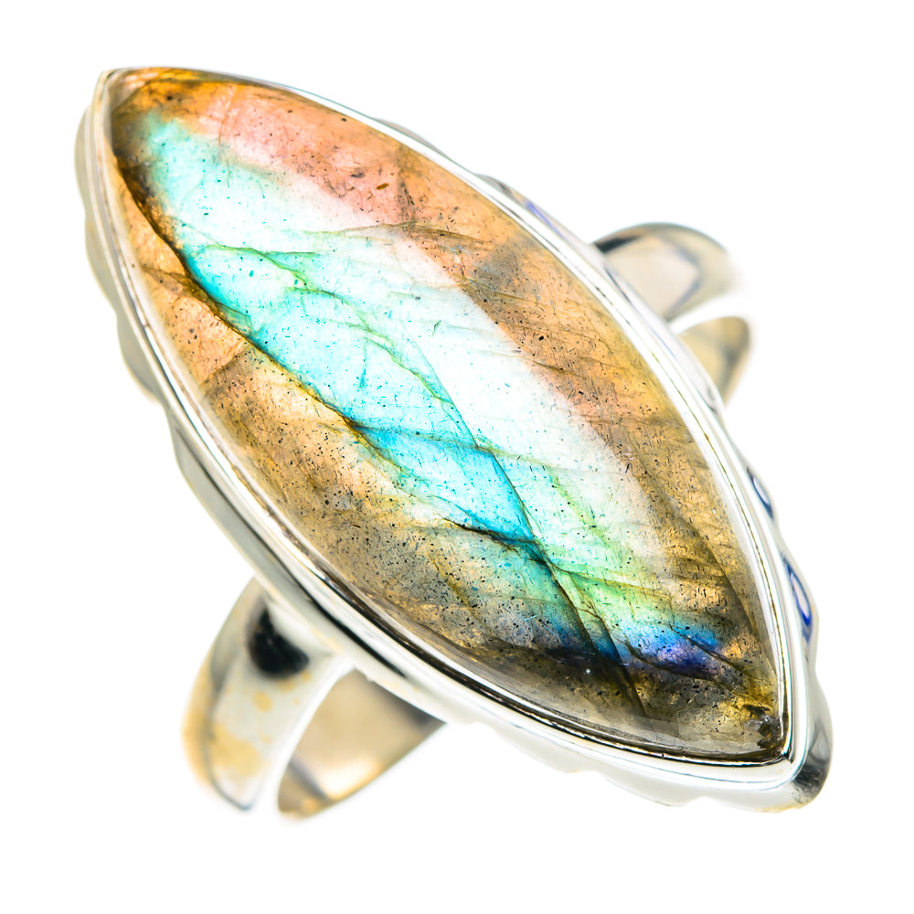 Labradorite Rings handcrafted by Anasilvercos - RING87688