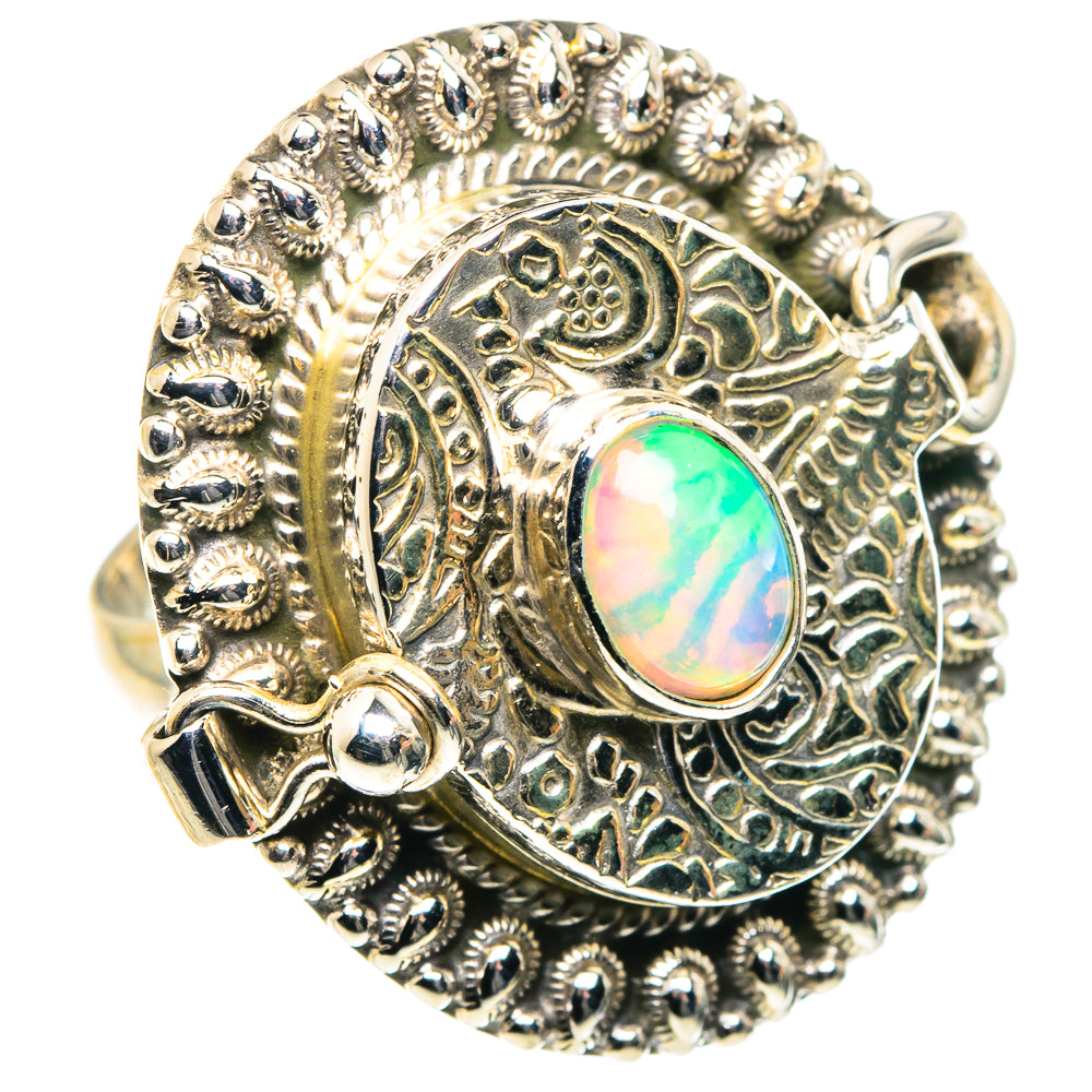 Ethiopian Opal Rings handcrafted by Anasilvercos - RING87713