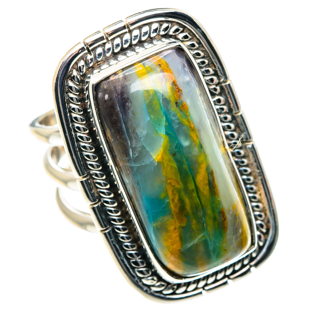 Peruvian Opal Rings handcrafted by Anasilvercos - RING87716