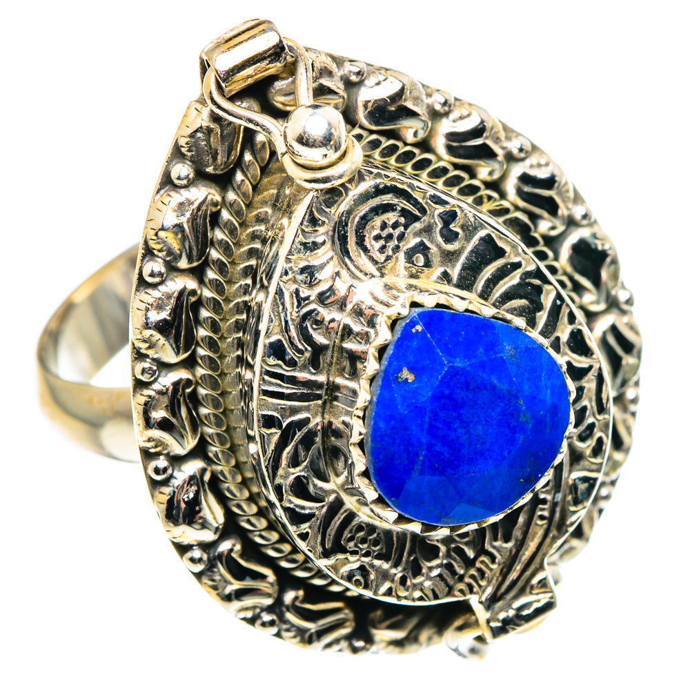 Lapis Lazuli Rings handcrafted by Anasilvercos - RING87755