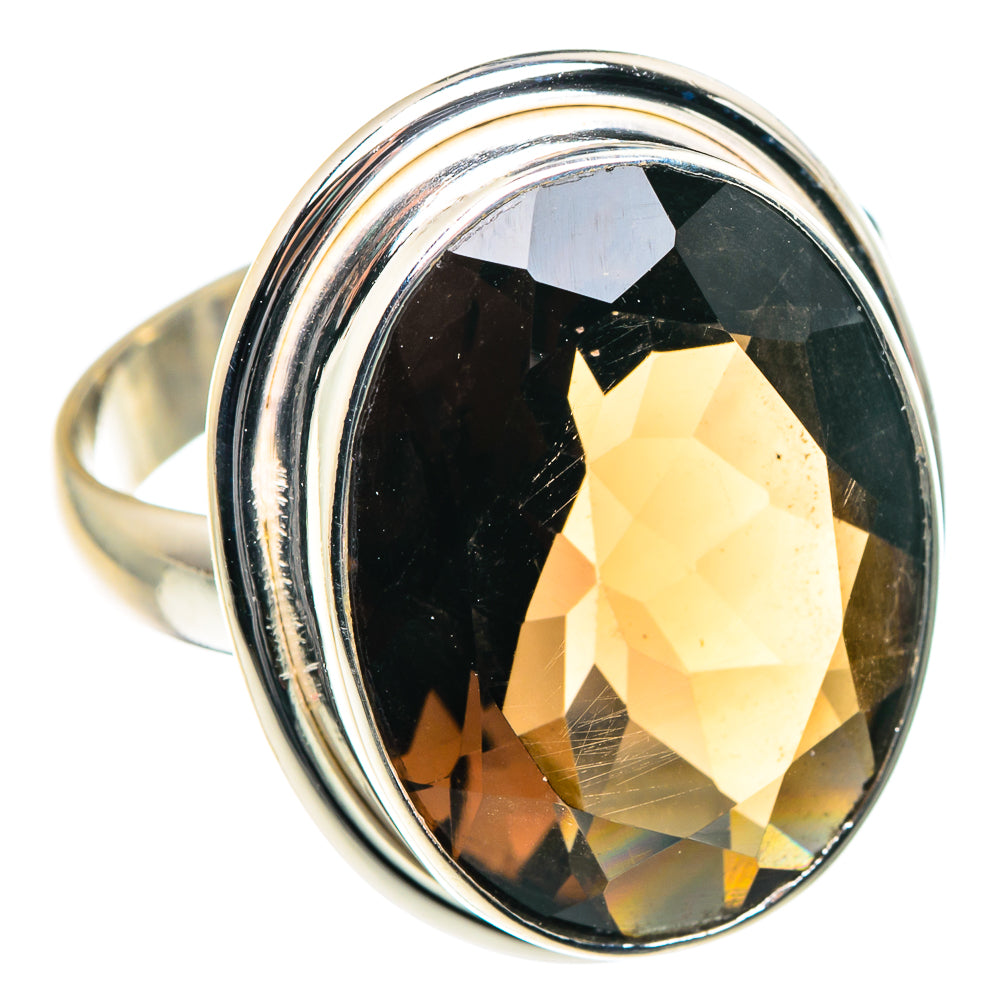 Smoky Quartz Rings handcrafted by Anasilvercos - RING87761