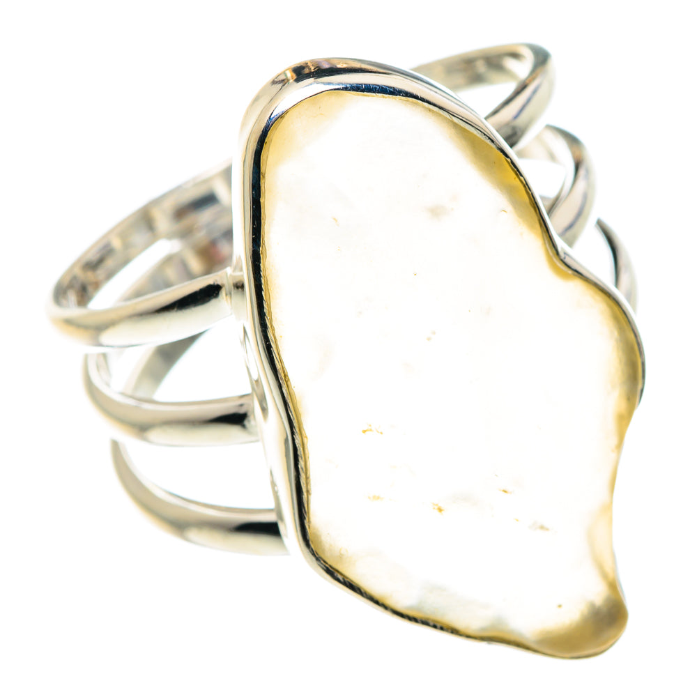 Libyan Desert Glass Rings handcrafted by Anasilvercos - RING87766 - Photo 2