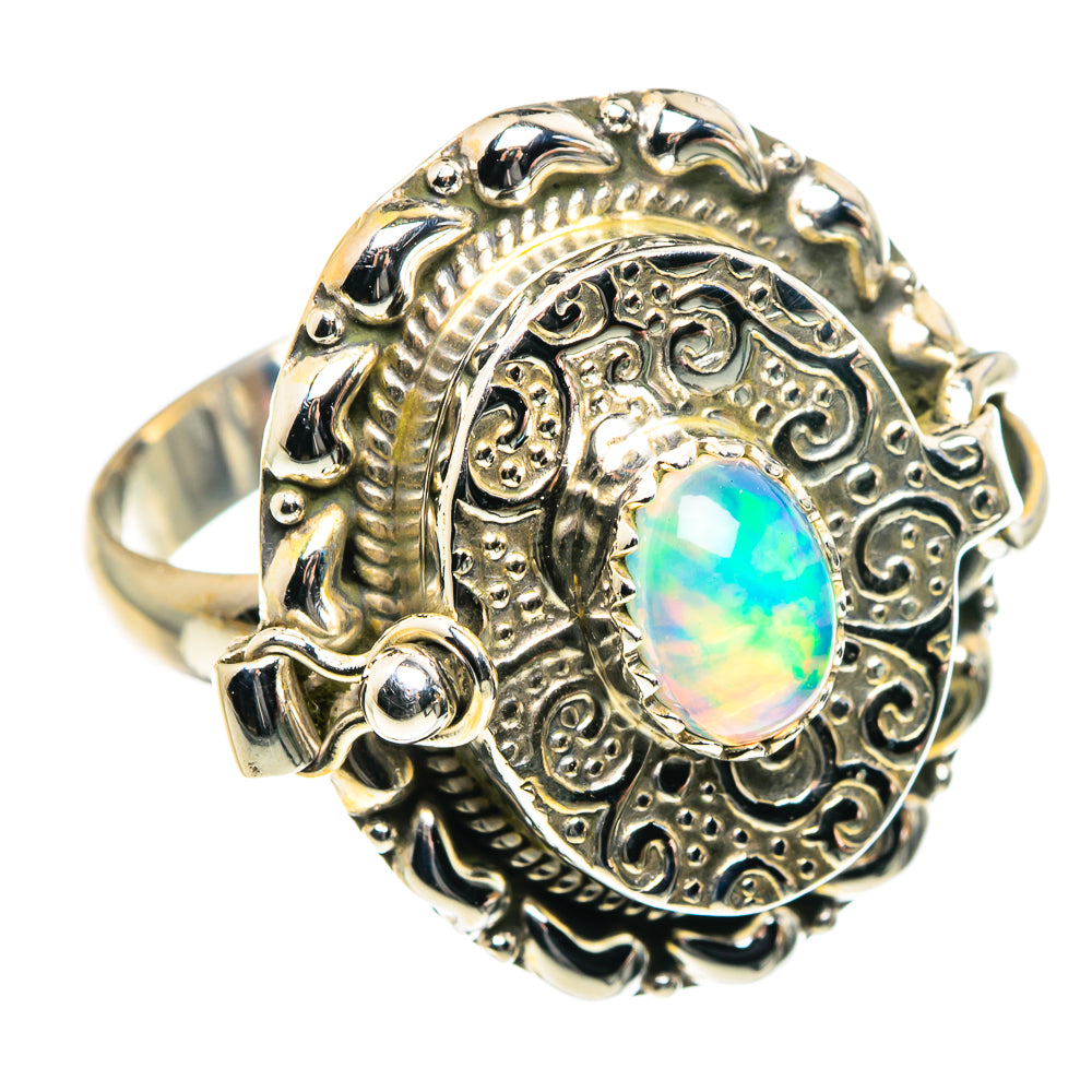 Ethiopian Opal Rings handcrafted by Anasilvercos - RING87782