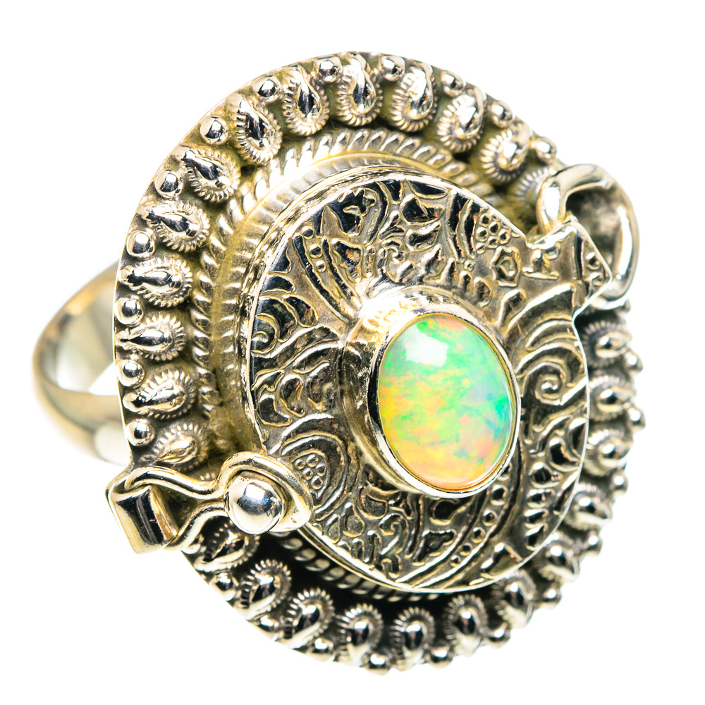 Ethiopian Opal Rings handcrafted by Anasilvercos - RING87783