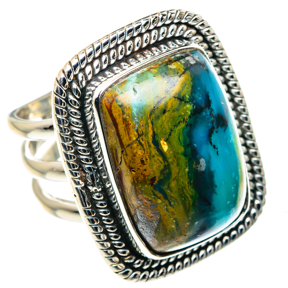 Peruvian Opal Rings handcrafted by Anasilvercos - RING87787