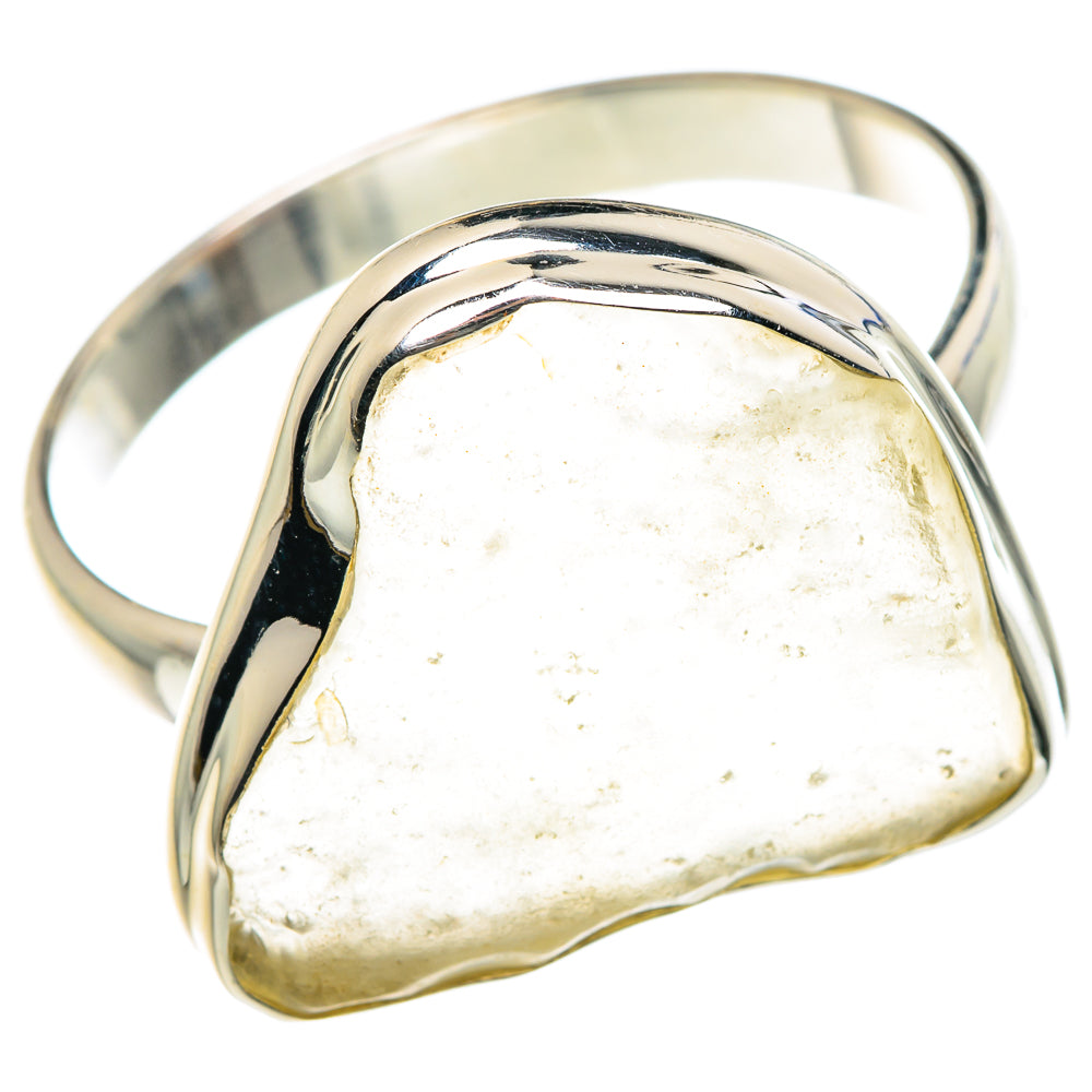 Libyan Desert Glass Rings handcrafted by Anasilvercos - RING87800